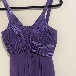 Purple formal dress